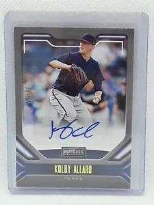 Kolby Allard 2020 Chronicles Playbook Baseball - AUTO (36/99) - Texas Rangers - Picture 1 of 2