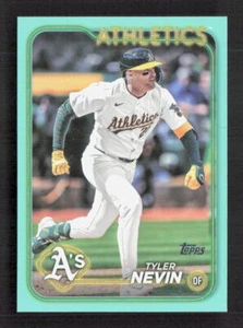 2024 Topps Update Tyler Nevin #US3 Fanatics Aqua Parallel - Picture 1 of 2