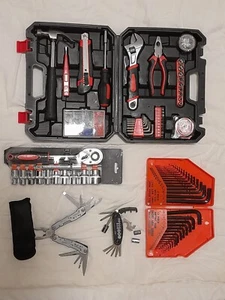 ToolSet S1: Toolbox 92pcs + Socket set + Hex key set + multitool + cyclist tool - Picture 1 of 5