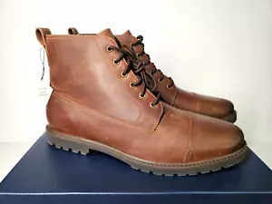 Cole Haan Boots Mens Size 11 Brown Bayou Grand Lug C39937 NEW! - Picture 1 of 8