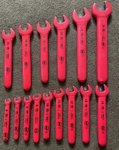 Wiha 20196 Metric Insulated Wrench Set Plus 6 & 7mm. Electrician NOS 🇩🇪 15 Pc - Picture 1 of 11