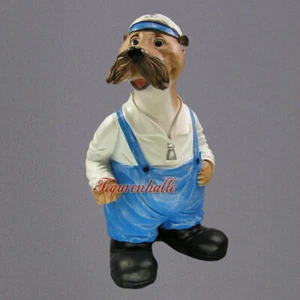 Fischer Seemann Kapitän Robbe Seehund Figur Statue Skulptur Syld Deko Maritim - Bild 1 von 8