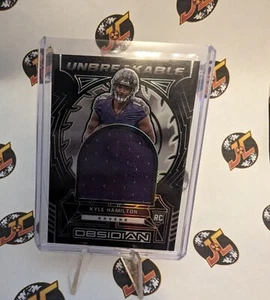 2022 Panini Obsidian unbreakable #UM-KHA Kyle Hamilton RC patch SP /125 Ravens - Picture 1 of 2