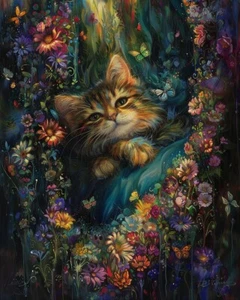 Diverse 8x10 Meow Masterpieces Cat Art Prints Feline Fine Art 21700920 - Picture 1 of 1