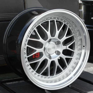 18x9.5 ESR SR01 SR1 5x114.3 35 Hyper Silver Wheels Rims Set(4) 72.56 - Picture 1 of 7