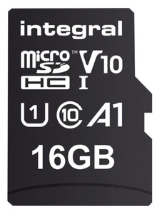 INTEGRAL - MicroSDHC UHS U1 V10 Memory Card 100MB/s, 16GB - Picture 1 of 1