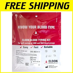 Blood Typing Kit with Improved Lancet - 4 Pack - Picture 1 of 4