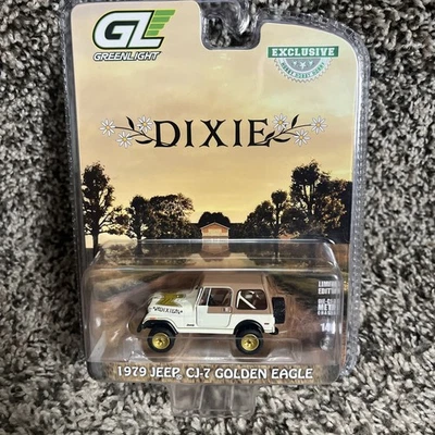Jeep CJ-7 Golden Eagle 1979 exclusivo de GreenLight Hobby Shop 1:64 ¡NUEVO! Foto 1 de 3