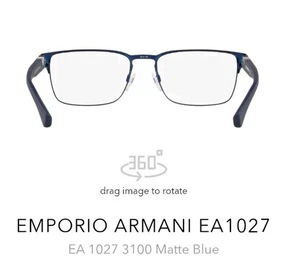 Glasses Frame EMPORIO ARMANI EA1027 3100 Matte Blue Size 55-18 - Picture 1 of 14