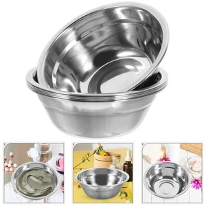 Herramienta para hacer máscaras hágalo usted mismo 6 piezas hágalo usted mismo máscara tazón conveniente tazón de mezcla de acero inoxidable - Imagen 1 de 12
