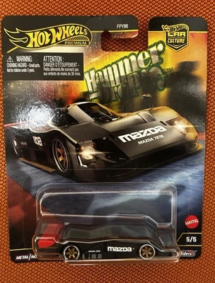 Hot Wheels Premium Car Culture "Hammer Drop" Mazda 787B  1:64 Diecast Car - Image 1 of 2