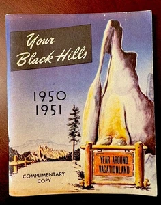 Your Black Hills 1950-1951 Bad Lands Travel Booklet SSPB Carl Holmgren - Picture 1 of 8