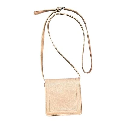 Сумка через плечо Clarks Mini Token бумажник желтовато-коричневая обнаженная кожа дорожная регулируемая - Изображение 1 из 4