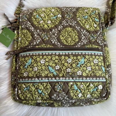 NEW Vera Bradley Mail Bag Shoulder Purse 12" x 12" Sitting Sittin In a Tree Bird - Image 1 of 4