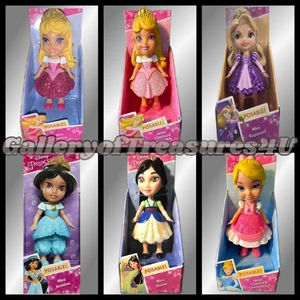 Disney Princesa Mini Muñeca Niño Aurora Rapunzel Jazmín Ariel Belle Cenicienta - Imagen 1 de 13