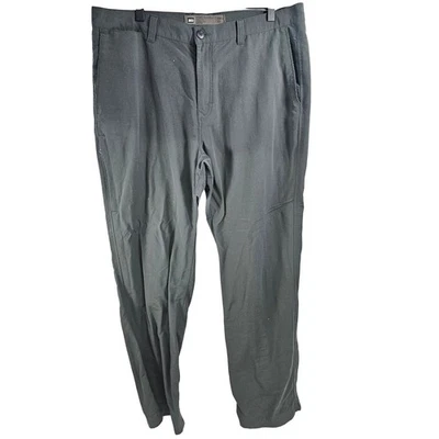 Pantalones de exterior grises REI para hombre talla 38W x 32L nailon mezcla de poliéster Foto 1 de 4