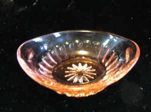 Heisey Narrow Flute Flamingo Pink Individual Nut Cup(s) - Picture 1 of 4