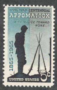 US. 1182. 5c. Appomattox, Civil War Centennial Issue. MNH. 1965 - Picture 1 of 1