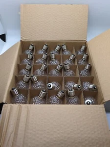 Northlight Clear White Pack of 25 Faceted LED G40 40mm Bulbs. Holiday. - Picture 1 of 5