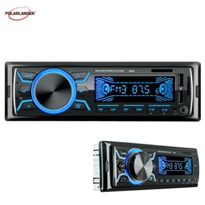 Radio de coche Din individual Bluetooth/FM/2USB/AUX/carga rápida/control remoto reproductor de MP3 - Imagen 1 de 19