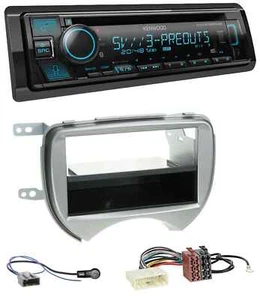 Kenwood Bluetooth USB CD MP3 DAB Autoradio für Nissan Micra (10-13 K13) silber - Bild 1 von 6