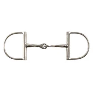 88705 Shires Slow Twist D Ring 5" Trense Bit NEU - Bild 1 von 1