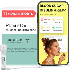 Glucose, Insulin, GLP-1 Genetic Test At-Home DNA Test Kit Health Test - Picture 1 of 6