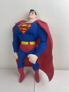 "Felpa de Superman vintage de WB DC Comics, juguetes Play By Play 15""" - Imagen 1 de 5