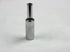 Proto Professional 4704LM 1/4" Drive 4MM Deep 6 Point Chrome Socket SAE USA - Picture 1 of 4