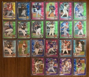 2022 Bowman 1st Prospect Serial Numbered Paper 22 Card SP Parallel Lot - Picture 1 of 1