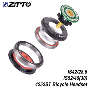 ZTTO 4252ST Bicycle Bearing Headset 42mm52mm CNC 1 1/8"-1 1/2" Tapered Tube fork