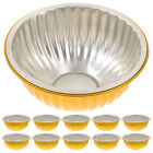 20pcs Aluminum Bowls Food Containers Disposable Bowls Round Packaging