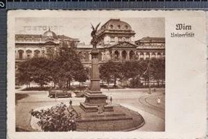 OLD POSTCARD 1939 VIENNA WIEN UNIVERSITY - Picture 1 of 2