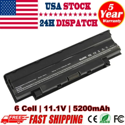 Battery For Dell Vostro 1440 1450 1550 2420 2520 3450 3550 3555 3750 N4010 Fast - Image 1 of 4