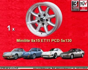 1 cerchio Minilite 8x15 ET11 Porsche 911 944 ST wheel felge jante Llanta - Foto 1 di 22