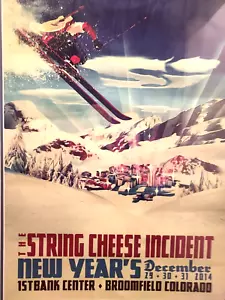 String Cheese Incident 2014 Concert Poster New Years Colorado Framed Dec 29-31 - Picture 1 of 10