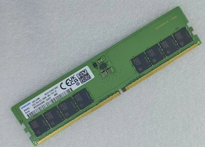 Samsung 32GB DDR5 4800 UDIMM PC5-4800B-UB0 M323R4GA3BB0-CQKOD 288pin Desktop RAM - Image 1 of 4