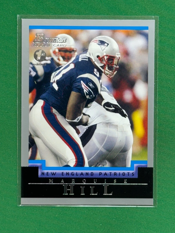 2004 Bowman Football Marquise Hill #128 RC 1st Edition - Image 1 of 2