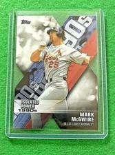MARK MCGWIRE DIE CUT CARD JERSEY #25 CARDINALS 2020 TOPPS SERIES 1 BASEBALL SP 