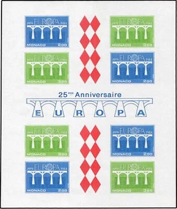 Monaco, 1984, Bl. 26 (2), postfrisch - Bild 1 von 2