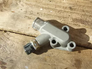 Ducati ST4 rear cylinder water coolant manifold stub and temp sensor - Picture 1 of 2
