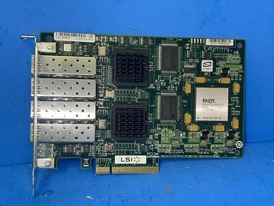 Genuine NetApp LSI7404EP-LC FC Controller 4 Port 4Gbps PCIe controller - Image 1 of 4