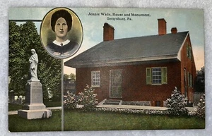 Vintage Early 1900’s Postcard - (R37851) Jenny Wade House & Gettysburg, PA. - Picture 1 of 4