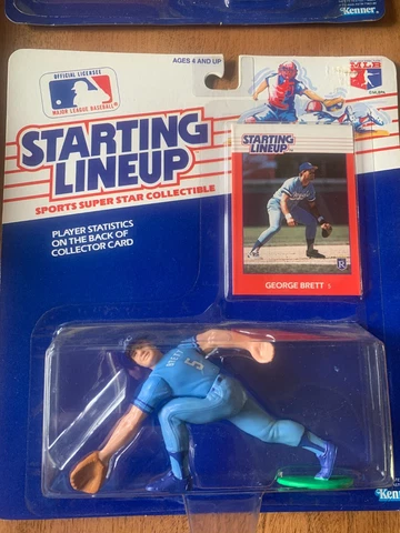 Kenner Starting Lineup SLU 1988 Baseball Kansas City Royals George Brett Figure Cover