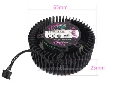 New ZOTAC GTX470 560 570 580 680 graphics card turbo Cooling Fan FY06525H12SPA - Image 1 of 4