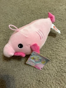 Fiesta Snugglies Blob Fish Peluche Animal 10.5 Pulgadas Rosa Suave Meme Juguete - Imagen 1 de 4
