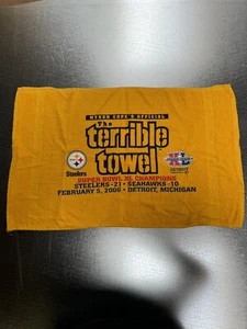 Pittsburgh Steelers Super Bowl XL Schreckliches Handtuch. 6 Mal Super Bowl Champions. - Bild 1 von 1