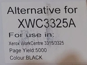 106R02311/106R2311 Black Toner for Xerox 3315dn/3325dni - Picture 1 of 1