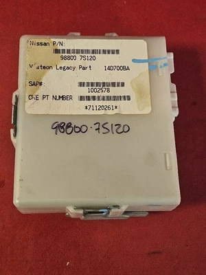 Módulo de control de memoria para asiento del conductor izquierdo Nissan Pathfinder 05-10 Titan 2005-2009 Foto 1 de 4