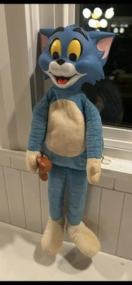 Mattel 1965 Tom y Jerry dibujos animados gato peluche juguete caja de voz no funciona Foto 1 de 4